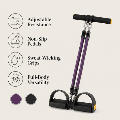 Corefynt – Adjustable Resistance Pedal Band for Core and Full-Body Toning + 50% OFF