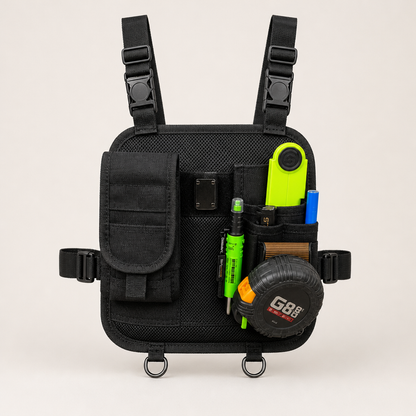 Toolcrest – Hands-Free Multi-Pocket Chest Tool Organizer