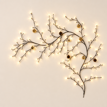 Glowvine – Flexible Branch LED Wall Light for Christmas Decor + 50% OFF