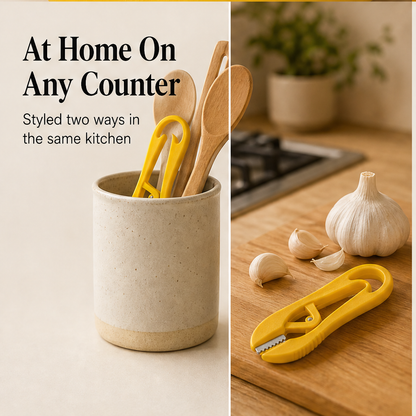 Clovix – Serrated Jaw Manual Garlic Peeler + 50% OFF