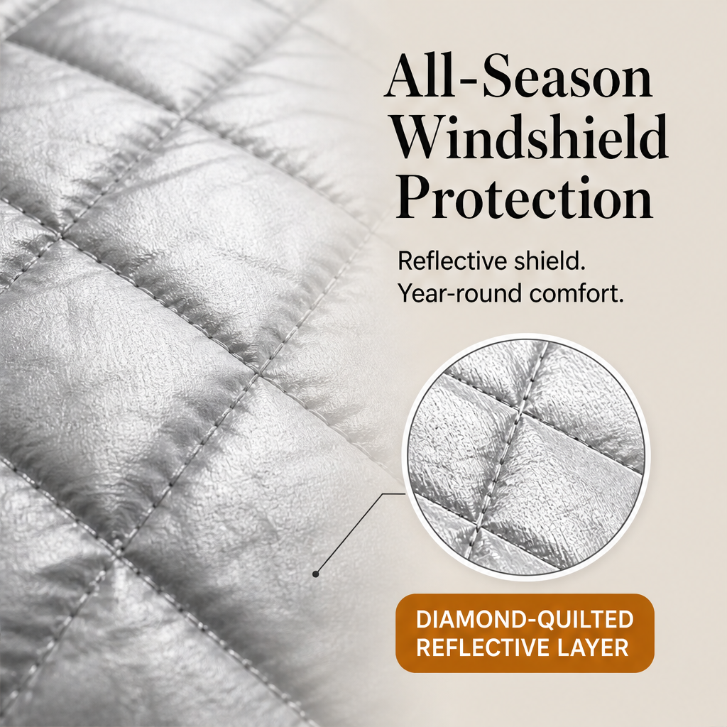 Windarmor – Magnetic All-Season Windshield Cover for Sun, Frost & Snow + 50% OFF