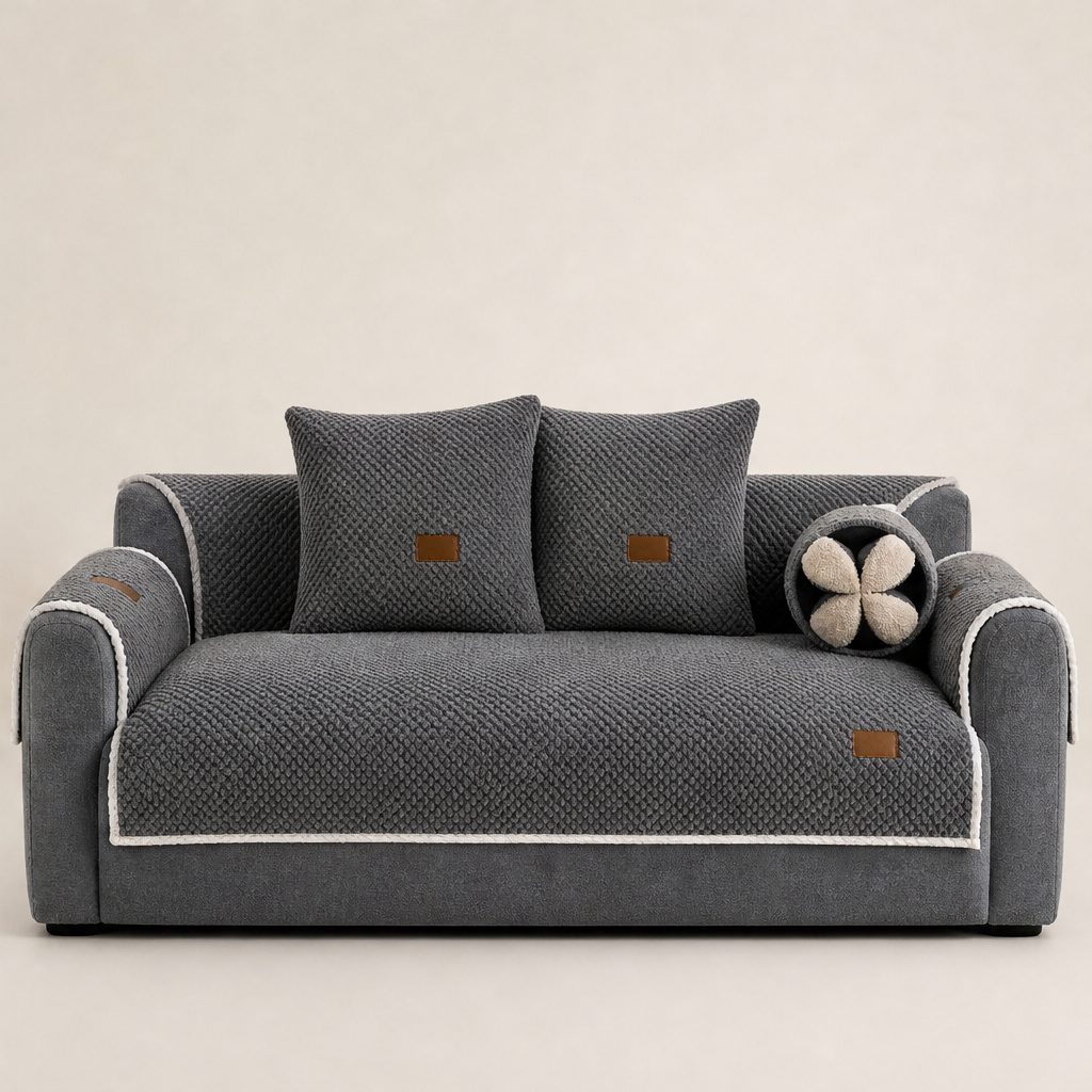 Plushkeep – Thickened Non-Slip Pet-Friendly Sofa Cover + 50% OFF