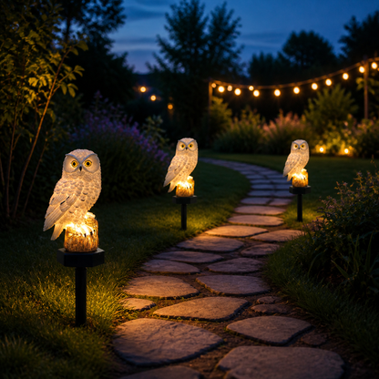 Last Day 50% OFF | OwlLume™ Solar Owl Garden Light