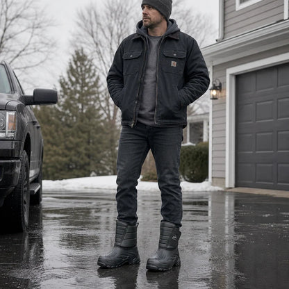 Snowlune – Plush-Lined Pull-On Winter Boots