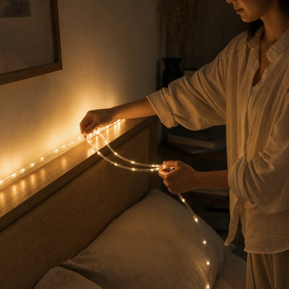 Everglow – Solar PVC Tube Outdoor String Lights