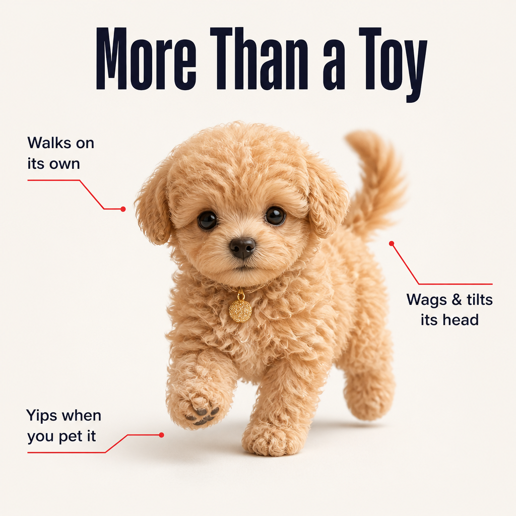 CuddleWag™ Interactive Robot Puppy