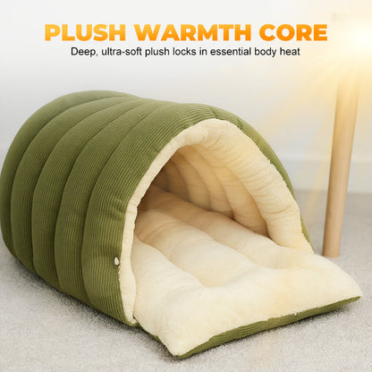Cavina - Plush Pet Cave Bed