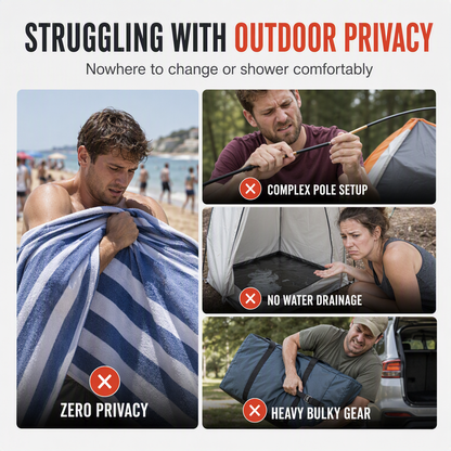 CampVeyra – Tailgate Privacy Shower Tent