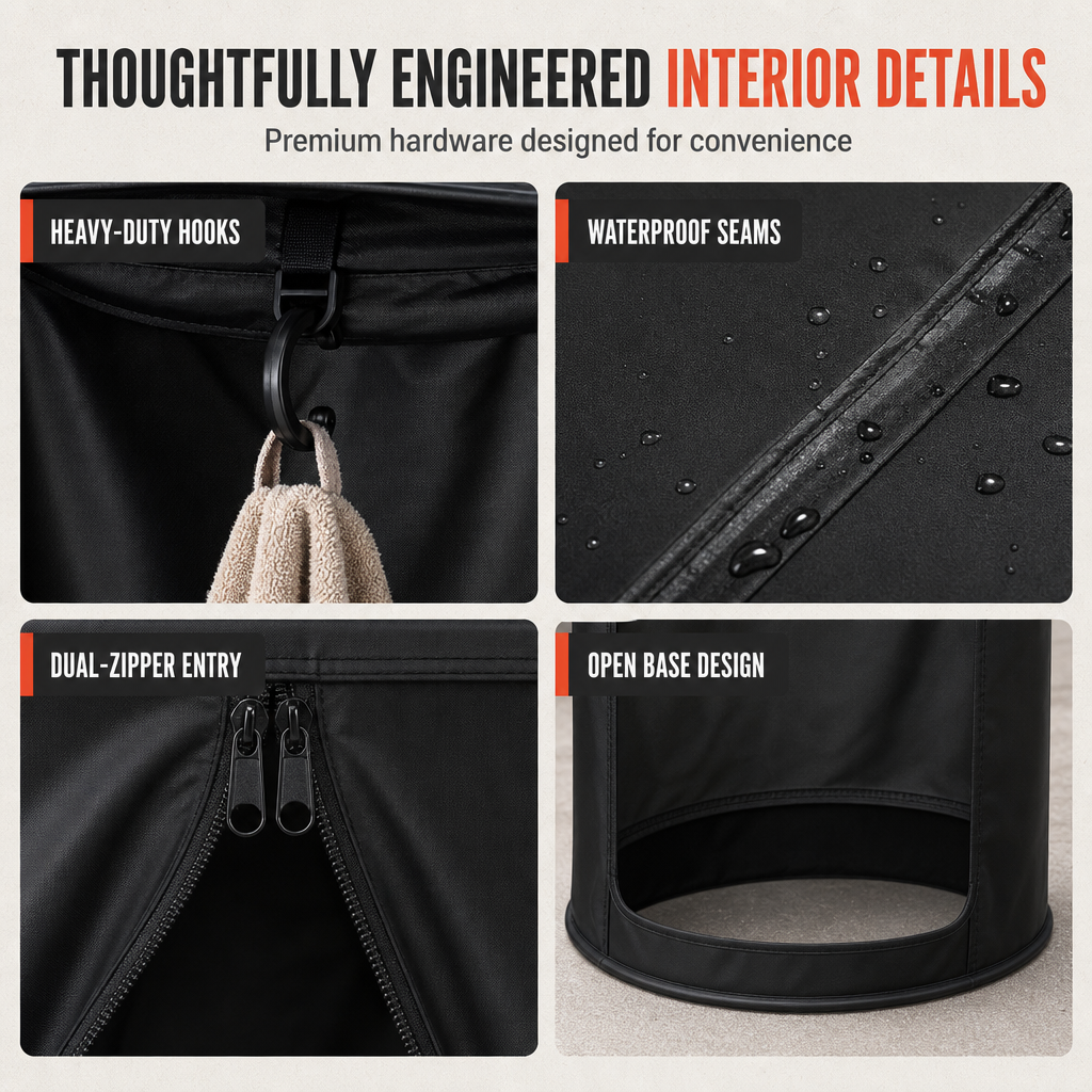 CampVeyra – Tailgate Privacy Shower Tent