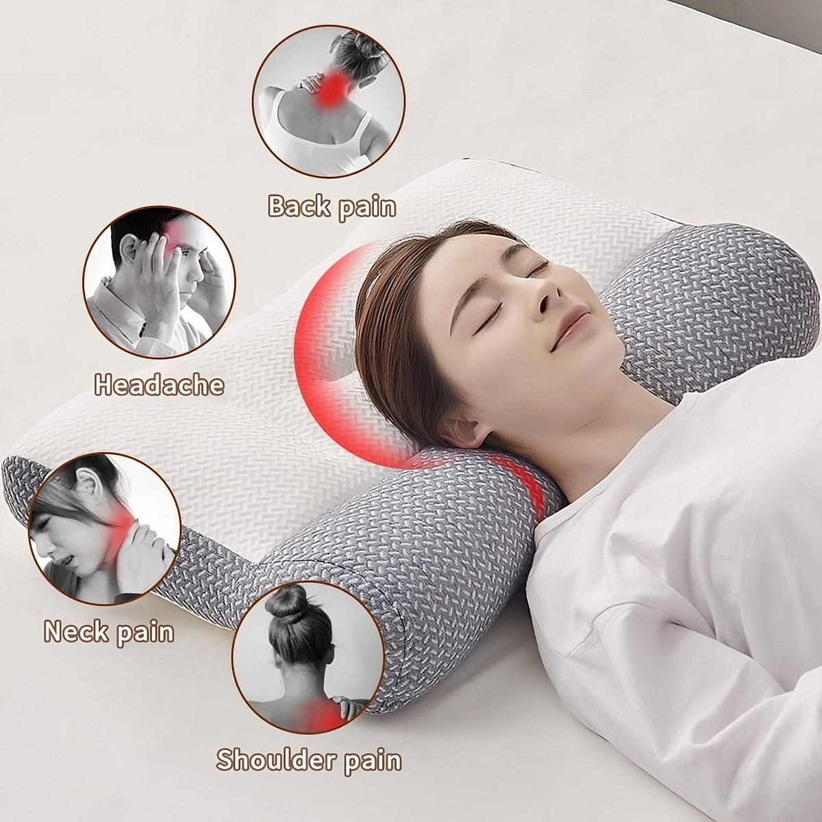 Super Ergonomic Pillow - Protect Your Neck and Spine