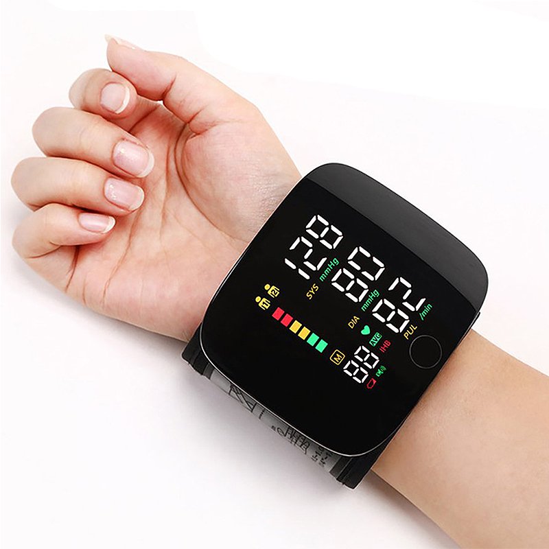 Portable Digital Blood Pressure Monitor with Voice Alert & Rechargeable Battery