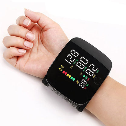Portable Digital Blood Pressure Monitor with Voice Alert & Rechargeable Battery